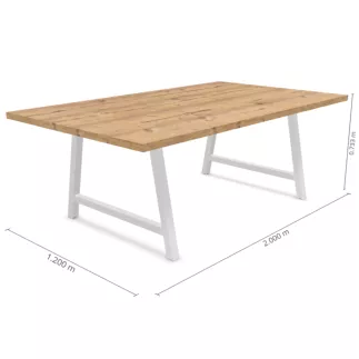 COHESION│Table Conférence L200xP120│38 mm│8-10 personnes
