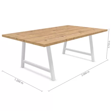 COHESION│Table Conférence L200xP120│38 mm│8-10 personnes