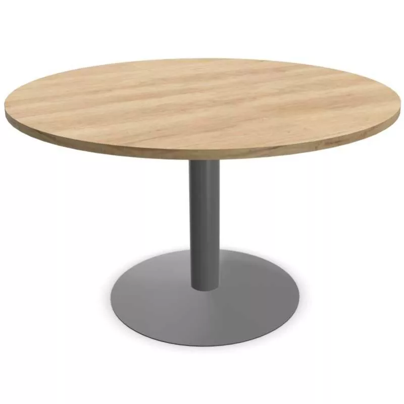 ENSEMBLE│Table ronde pied central│100 cm│ 3-4 personnes ENSEMBLE│Table ronde pied central│100 cm│ 3-4 personnes
