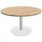 ENSEMBLE│Table ronde pied central│100 cm│ 3-4 personnes