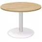 ENSEMBLE│Table ronde pied central│100 cm│ 3-4 personnes