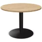 ENSEMBLE│Table ronde pied central│100 cm│ 3-4 personnes