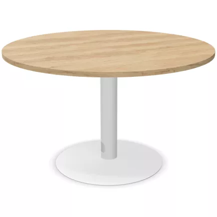 ENSEMBLE│Table ronde pied central│120 cm│ 4-5 personnes