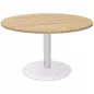 ENSEMBLE│Table ronde pied central│120 cm│ 4-5 personnes