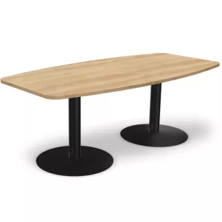 ENSEMBLE│Table tonneau│L200xP100│2 pieds│6-8 personnes