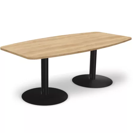 ENSEMBLE│Table tonneau│L200xP100│2 pieds│6-8 personnes