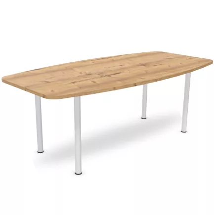 ENSEMBLE│Table tonneau│L200xP100│4 pieds│6-8 personnes