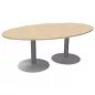 ENSEMBLE│Table ovale│L200xP120│2 pieds│6-8 personnes