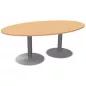 ENSEMBLE│Table ovale│L200xP120│2 pieds│6-8 personnes