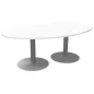 ENSEMBLE│Table ovale│L200xP120│2 pieds│6-8 personnes
