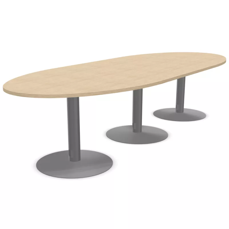 ENSEMBLE│Table ovale│L325xP120│3 pieds│10-12 personnes ENSEMBLE│Table ovale│L325xP120│3 pieds│10-12 personnes