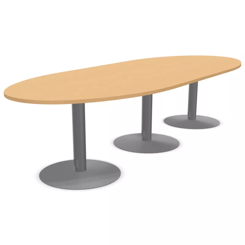 ENSEMBLE│Table ovale│L325xP120│3 pieds│10-12 personnes ENSEMBLE│Table ovale│L325xP120│3 pieds│10-12 personnes