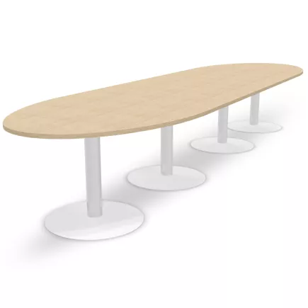 ENSEMBLE│Table ovale│L450xP120│4 pieds│14-16 personnes