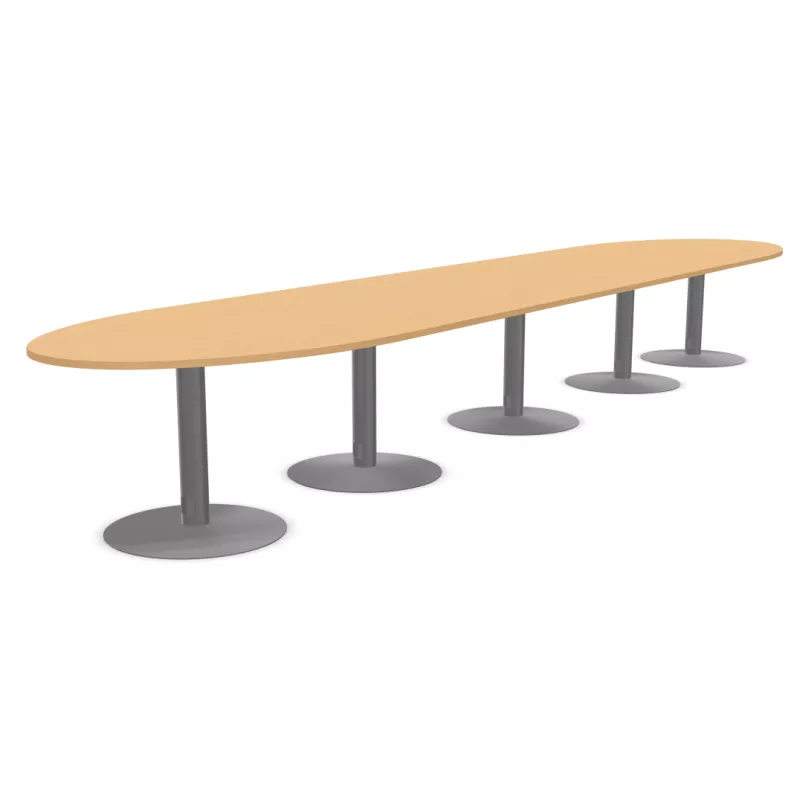 ENSEMBLE│Table ovale│L575xP120│5 pieds│18-22 personnes ENSEMBLE│Table ovale│L575xP120│5 pieds│18-22 personnes