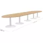 ENSEMBLE│Table ovale│L575xP120│5 pieds│18-22 personnes ENSEMBLE│Table ovale│L575xP120│5 pieds│18-22 personnes