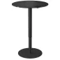 ORLANDO LIFT │Table ronde Ø 75 │Piètement acier laqué noir mat│Coloris à choix ORLANDO LIFT │Table ronde Ø 75 │Piètement acier laqué noir mat│Coloris à choix