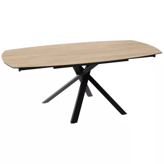 copy of KHEOPS │Table extensible 120/180cm│Pieds en acier laqué noir mat│Coloris à choix
