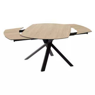 copy of KHEOPS │Table extensible 120/180cm│Pieds en acier laqué noir mat│Coloris à choix