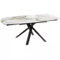 copy of KHEOPS │Table extensible 120/180cm│Pieds en acier laqué noir mat│Coloris à choix