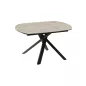 copy of KHEOPS │Table extensible 120/180cm│Pieds en acier laqué noir mat│Coloris à choix