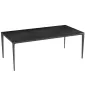 MALLORCA │Table rectangulaire 200x100 cm│Piètement Anthracite│Coloris à choix