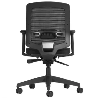 EQUILIBRE│Fauteuil de travail avec soutien lombaire│Noir