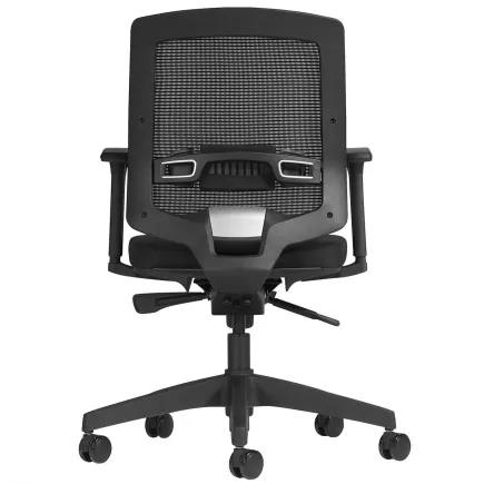 EQUILIBRE│Fauteuil de travail avec soutien lombaire│Noir