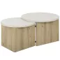ECLYPSE│Table basse gigogne│60x96xh35/38 cm