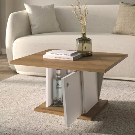 ATOS│Table basse rangement bar│69x69xh38 cm