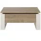 DENVER│Table basse relevante "Up&Down"│52x90xh40/52 cm│Chêne blond