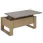 DENVER│Table basse relevante "Up&Down"│52x90xh40/52 cm│Chêne rockwood DENVER│Table basse relevante "Up&Down"│52x90xh40/52 cm│Chêne rockwood