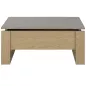 DENVER│Table basse relevante "Up&Down"│52x90xh40/52 cm│Chêne rockwood DENVER│Table basse relevante "Up&Down"│52x90xh40/52 cm│Chêne rockwood