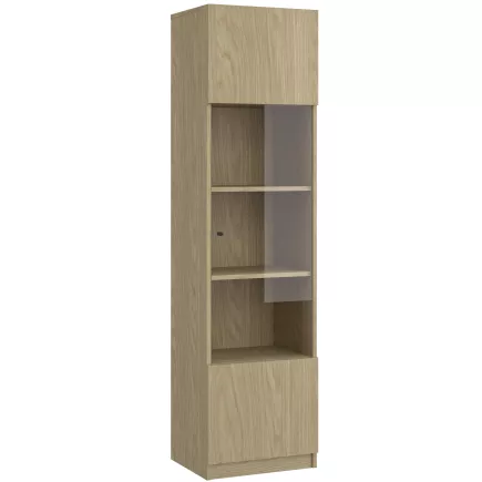 IRIS│Vitrine 1 porte verre│38x45xh172 cm