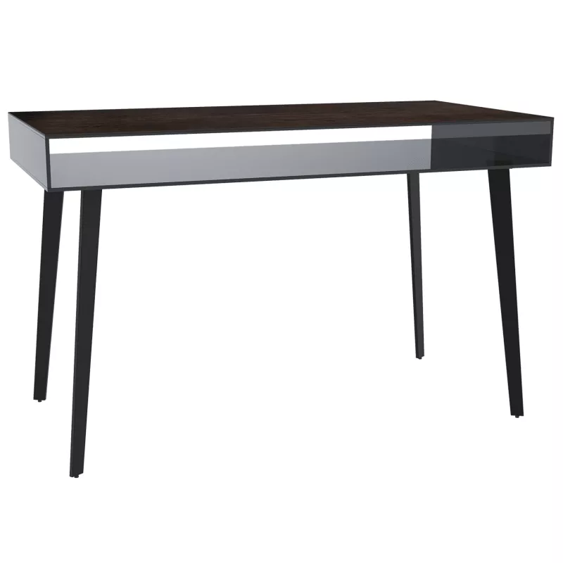 BOSTON │Bureau 120x60 cm│Piétement acier laqué noir mat│Coloris à choix