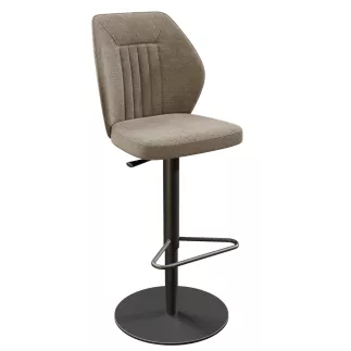 BUDAPEST│Tabouret H115 cm - Assise pivotante 360°│Tissus à choix