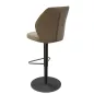 BUDAPEST│Tabouret H115 cm - Assise pivotante 360°│Tissus à choix