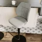 BUDAPEST│Tabouret H115 cm - Assise pivotante 360°│Tissus à choix