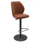 BUDAPEST│Tabouret H115 cm - Assise pivotante 360°│Tissus à choix
