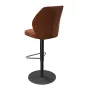 BUDAPEST│Tabouret H115 cm - Assise pivotante 360°│Tissus à choix