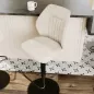BUDAPEST│Tabouret H115 cm - Assise pivotante 360°│Tissus à choix