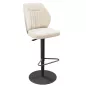 BUDAPEST│Tabouret H115 cm - Assise pivotante 360°│Tissus à choix