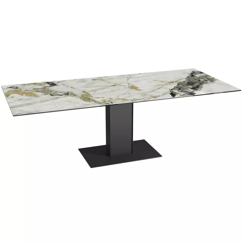 CONNEXION│Table extensible L 150-230 cm│Plateau céramique│Coloris à choix