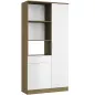 EDEN│Buffet haut 2 portes 1 tiroir│41x100xh200 cm│Blanc