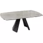 GOTHAM│Table extensible L 190-270 cm│Plateau céramique│Coloris à choix