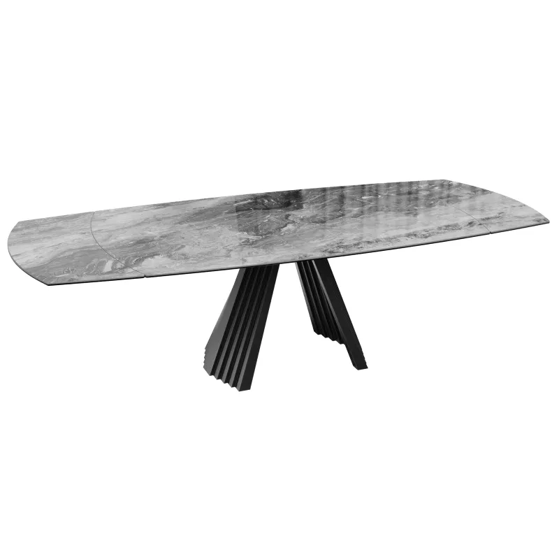 GOTHAM│Table extensible L 190-270 cm│Plateau céramique│Coloris à choix