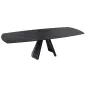 GOTHAM│Table extensible L 190-270 cm│Plateau céramique│Coloris à choix