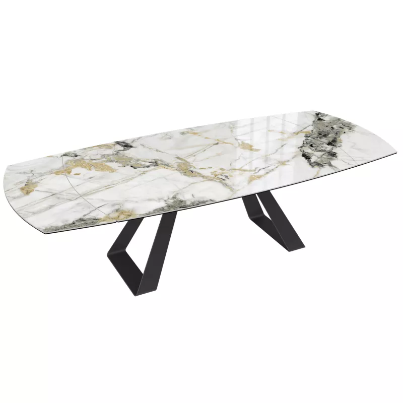 MICHIGAN│Table extensible L 190-270 cm│Plateau céramique│Coloris à choix