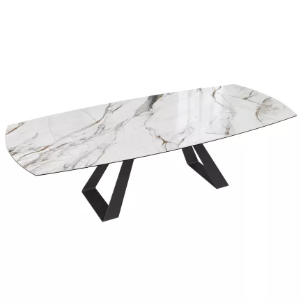 MICHIGAN│Table extensible L 190-270 cm│Plateau céramique│Coloris à choix