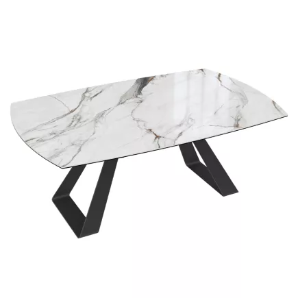 MICHIGAN│Table extensible L 190-270 cm│Plateau céramique│Coloris à choix