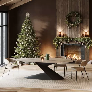 PROXIMA│Table L 270 cm│Plateau céramique│Coloris à choix